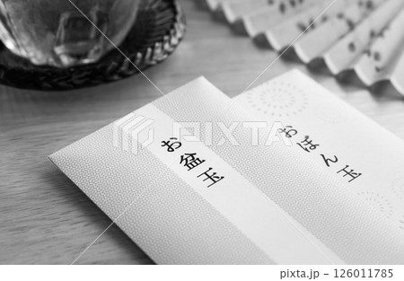 夏のお盆玉　おこづかい　夏　ポチ袋 126011785