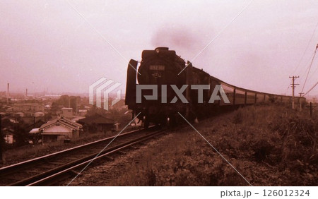 昭和42年　御殿場線D52蒸気機関車　国府津ー下曾我　神奈川県 126012324