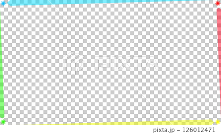 Rainbow Star Frame Design: Left-handed 126012471