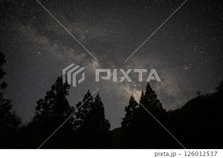 屋久島洋上アルプス　天の川(夏) 126012537