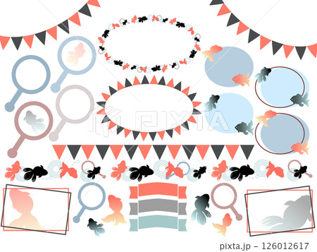 夏の金魚あしらいセット 夏の金魚あしらいセット 126012617