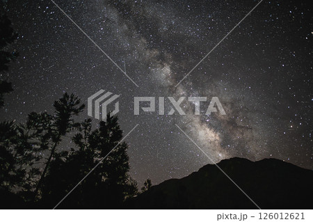 屋久島洋上アルプス　天の川(夏) 126012621