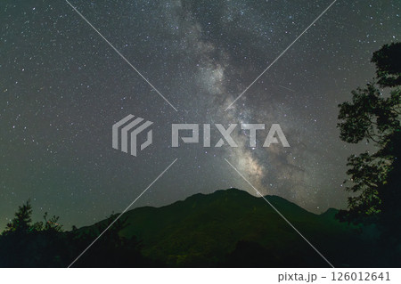 屋久島洋上アルプス　天の川(秋) 126012641