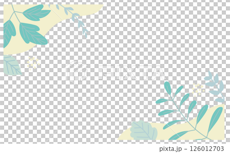 天然植物框架背景材料 126012703