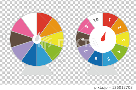 輪盤賭向量插圖素材 輪盤賭向量插圖素材 126012708