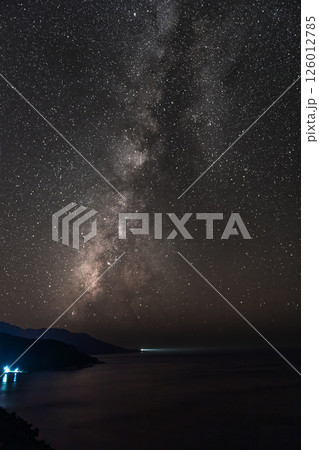 屋久島洋上アルプス 天の川(秋) 屋久島洋上アルプス 天の川(秋) 126012785
