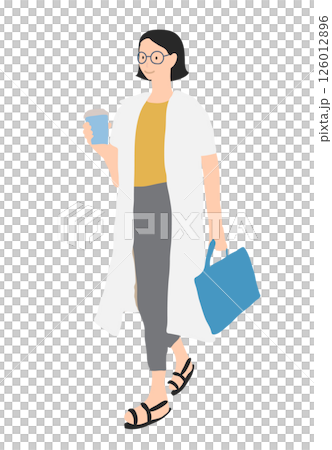 喝咖啡的女人 126012896