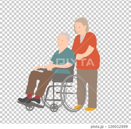 輪椅夫婦 126012899
