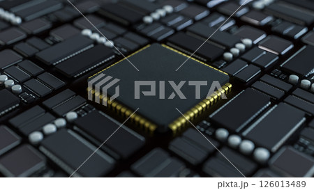 The Mother board for Technology concept 3d Rendering. The Mother board for Technology concept 3d Rendering. 126013489