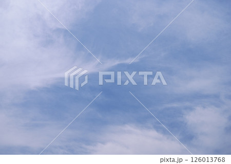 初夏の空 夏空 夏の空 青空 素材 【東京都】 126013768