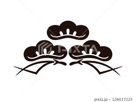 三つ重ね光琳松 三つ重ね光琳松 126017225