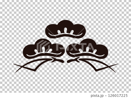 三つ重ね光琳松 三つ重ね光琳松 126017225