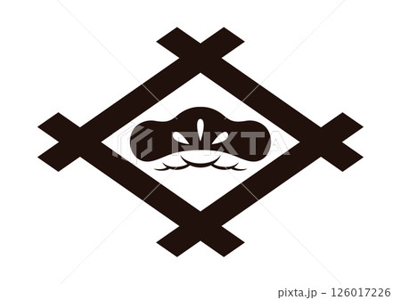 井桁に光琳松 126017226