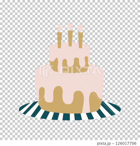 蛋糕例證 126017706