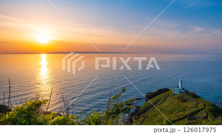 角田岬の夕暮れ 126017975