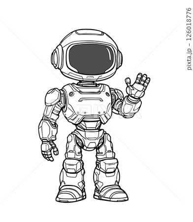 さし絵 立体イラスト 3Dイラスト 126018776