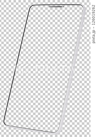 3D 材質_智慧型手機_白色 3D 材質_智慧型手機_白色 126019262