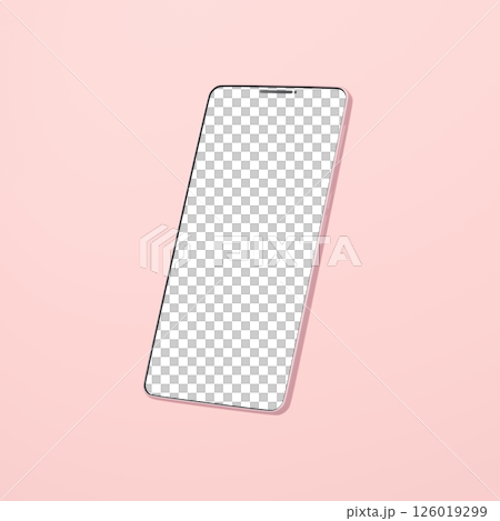 3D material_smartphone_pink 126019299