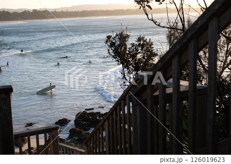 夕暮れ時の展望台からの眺め 夕暮れ時の展望台からの眺め 126019623
