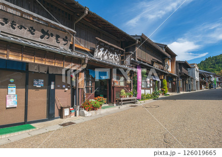 岐阜 岩村城下町の町並み風景 126019665