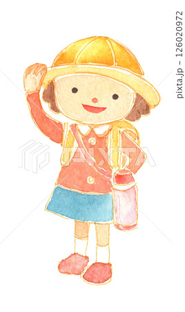 登園する子どものイラスト 保育・教育・知育素材 登園する子どものイラスト 保育・教育・知育素材 126020972