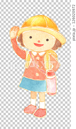 登園する子どものイラスト 保育・教育・知育素材 登園する子どものイラスト 保育・教育・知育素材 126020972