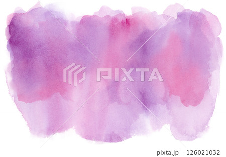水彩素材(ぼかし・ピンクパープル) 水彩素材(ぼかし・ピンクパープル) 126021032