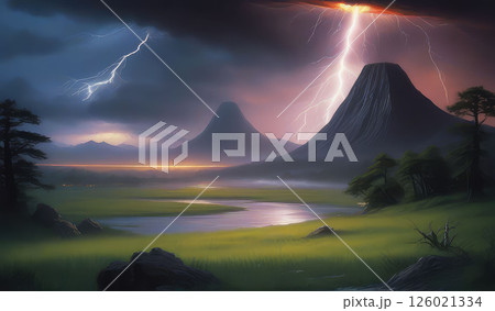 星空 ホシゾラ 月 126021334