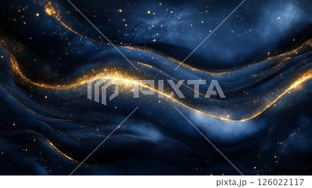 3d rendering of abstract red and pink curved lines 126022117
