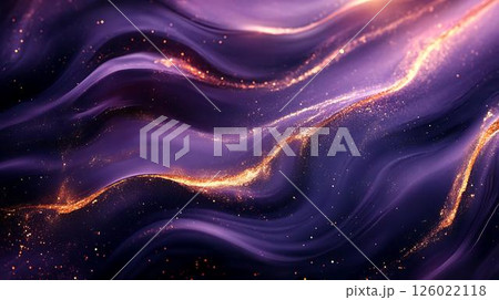 3d rendering of abstract red and pink curved lines 126022118