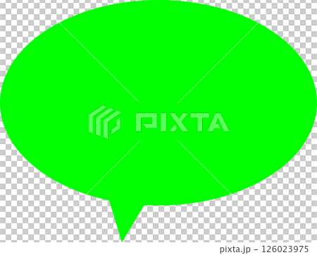 簡單的綠色氣泡 126023975