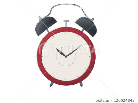 赤い目覚まし時計 赤い目覚まし時計 126024845