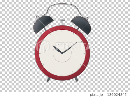 赤い目覚まし時計 赤い目覚まし時計 126024845