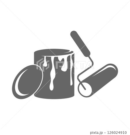 Paint logo icon design 126024910
