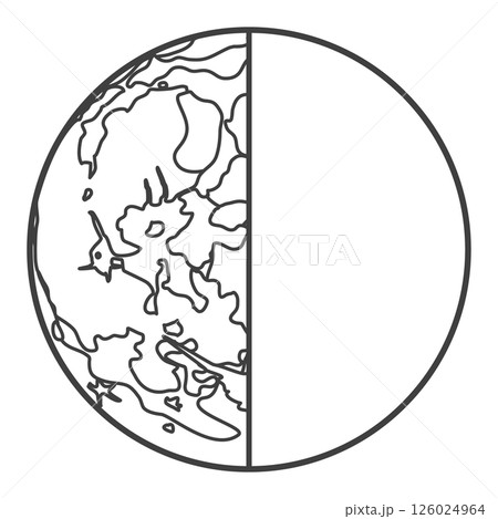 下弦の月 126024964