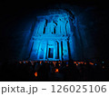 夜のペトラ遺跡 126025106