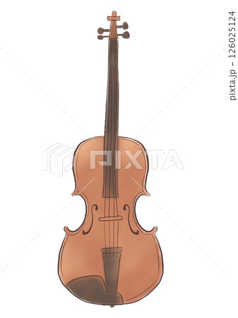バイオリンのイラスト 126025124