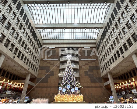 クリスマスの台北駅構内 126025153