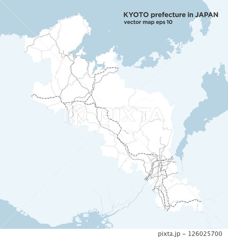 日本の京都府のシンプルなロードマップ 日本の京都府のシンプルなロードマップ 126025700