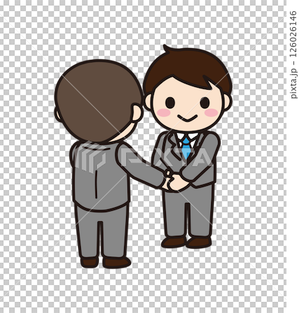 商人友好握手 126026146