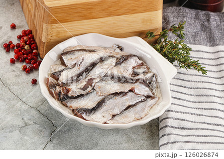 Anchvy canned fish fillet preserve Anchvy canned fish fillet preserve 126026874