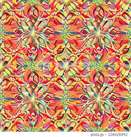 seamless pattern with flowers 126026942