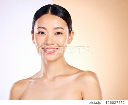 若い女性のビューティーメージ 126027252