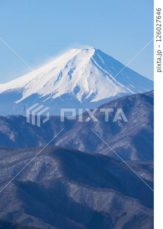 東京都七ツ石小屋から望む富士山 東京都七ツ石小屋から望む富士山 126027646