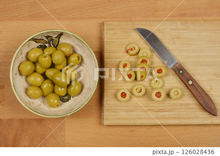 Green olives 126028436