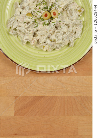 Homemade pasta with tuna Homemade pasta with tuna 126028444