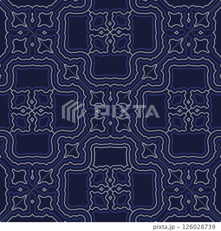 Seamless pattern in a modern style. Fabric, textile, or clothing design template. A print option for covers, banners, flyers, stickers and creative ideas 126028739