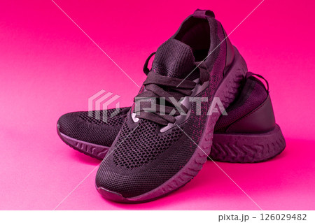 Sneakers sport athletics shoes wear 126029482
