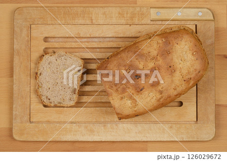 Homemade walnut bread 126029672