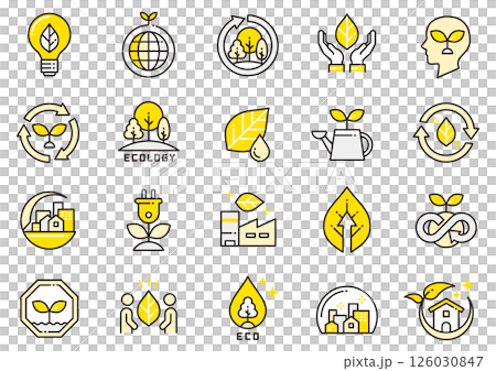 生態圖標 03 飯店設施圖標 126030847